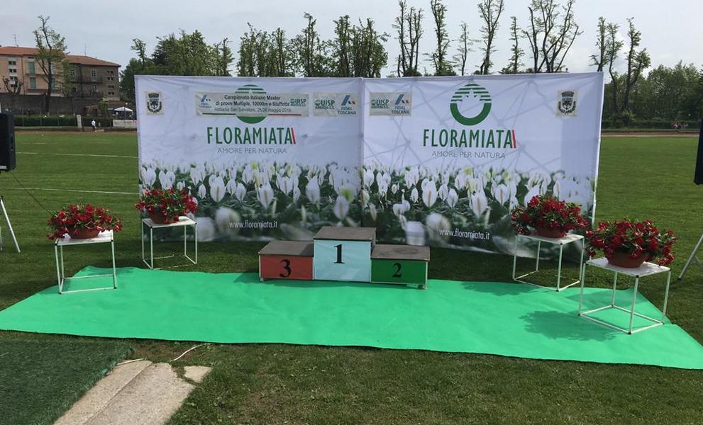 Floramiata sul podio del Master FIDAL di atletica leggera